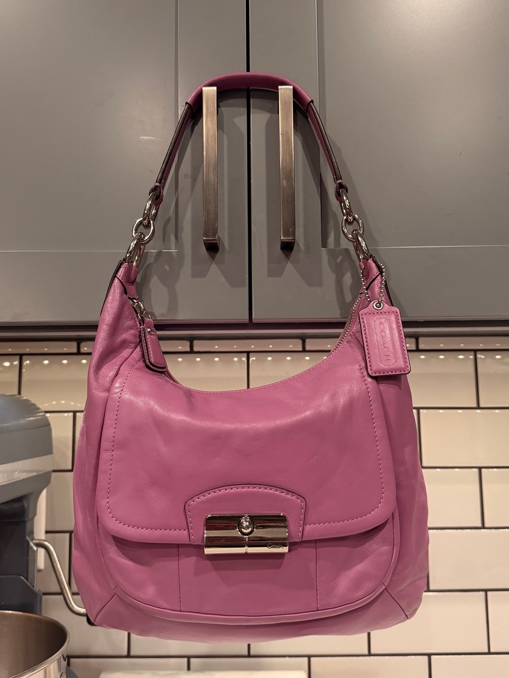 Coach 2013 Purple Kristin Hobo Shoulder Bag